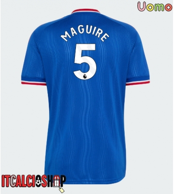 Manchester United Harry Maguire #5 Seconda Maglia 2026-27 Manica Corta